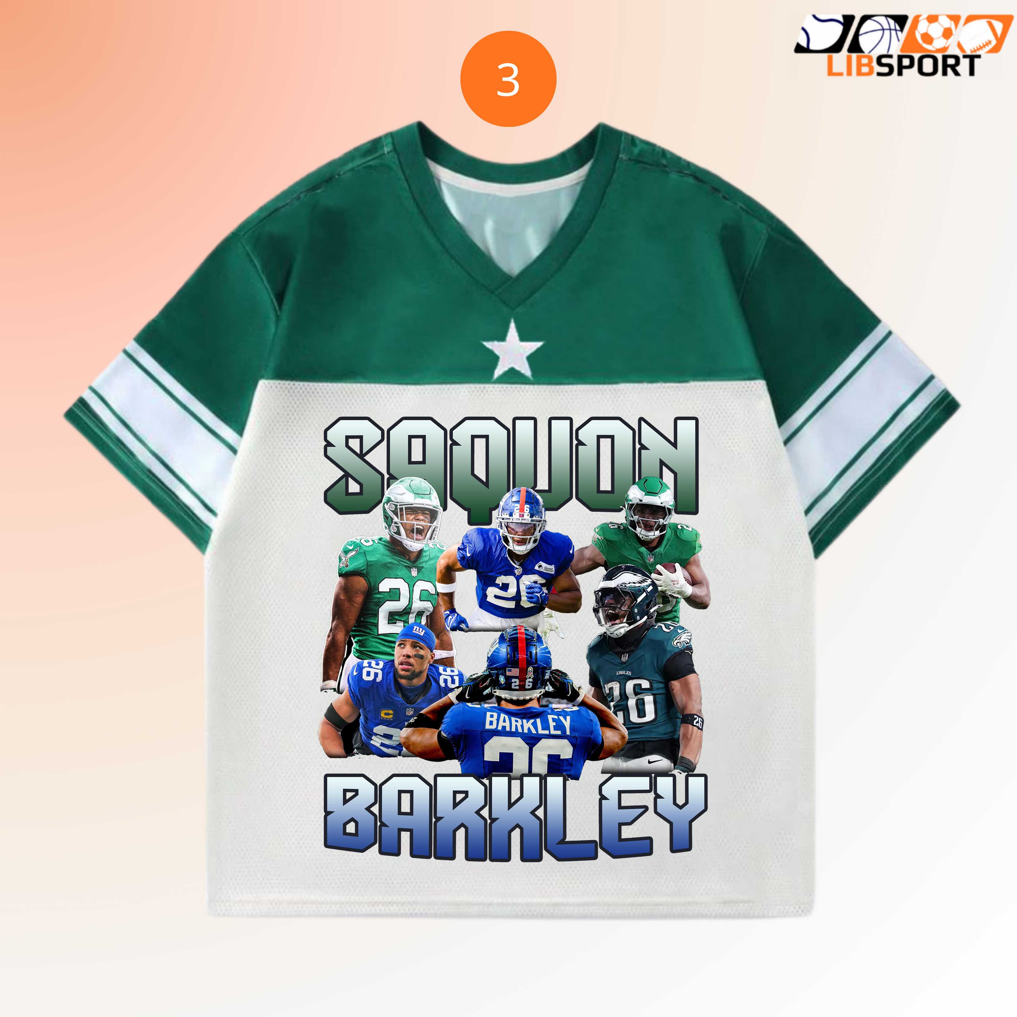 Saquon Barkley Jersey, Philadelphia Eagles Unisex, Nfl Football Fan Merch Saquon Barkley Jersey, Philadelphia Eagles Unisex, Nfl Football Fan Merch
