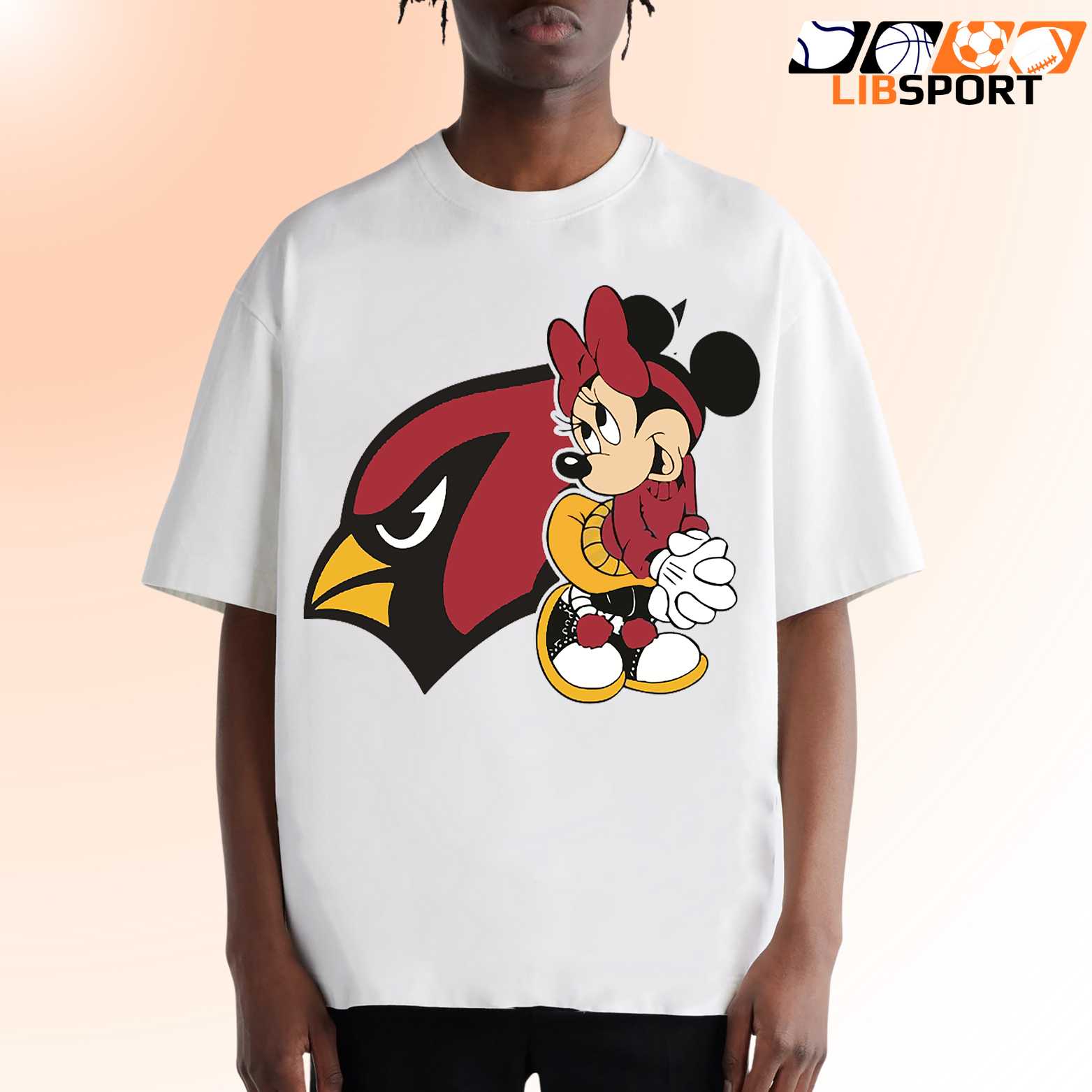 Arizona Cardinals Mickey Mouse Tee, Unisex T Shirt, Nfl Football Fan Apparel Arizona Cardinals Mickey Mouse Tee, Unisex T Shirt, Nfl Football Fan Apparel